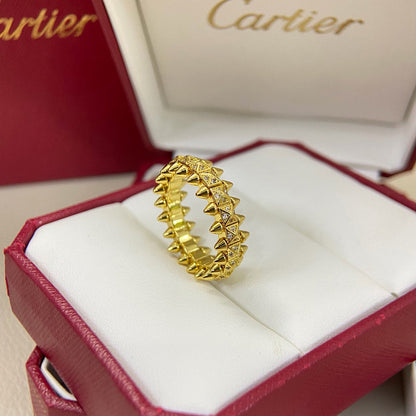 [Love Lucky]CLASH 6.4MM SMALL FULL DIAMOND RING