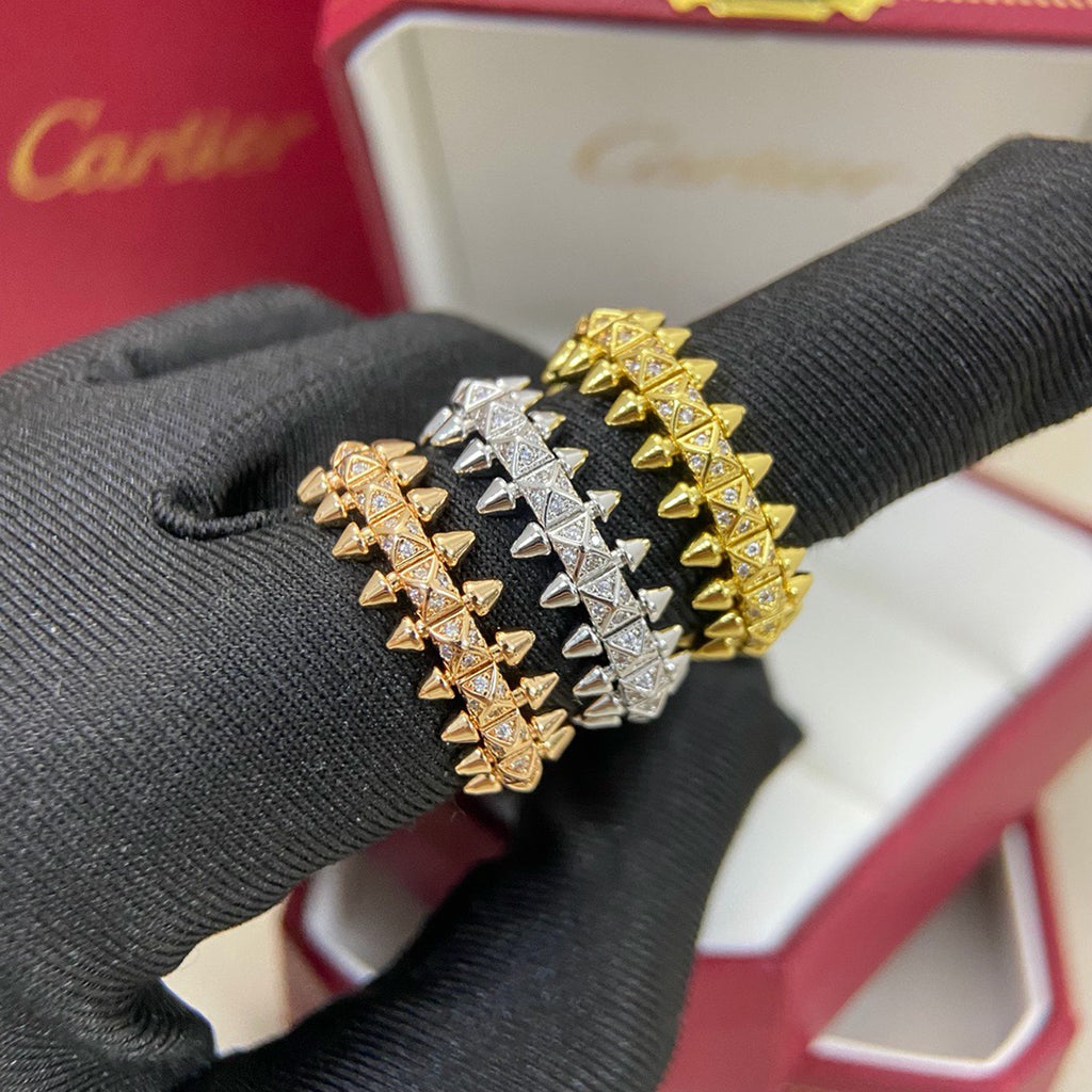 [Love Lucky]CLASH 6.4MM SMALL FULL DIAMOND RING