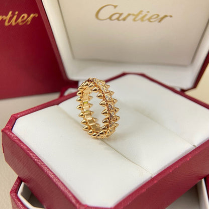 [Love Lucky]CLASH 6.4MM SMALL FULL DIAMOND RING