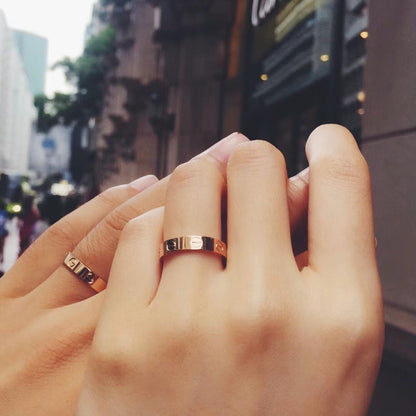 [Love Lucky]LOVE RING 3.6 MM NO DIAMOND