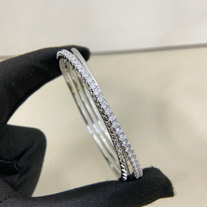 [Love Lucky]ETINCELLE HALF-PAVED DIAMOND BRACELET