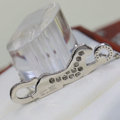 [Love Lucky]PANTHERE PAVED DIAMOND NECKLACE