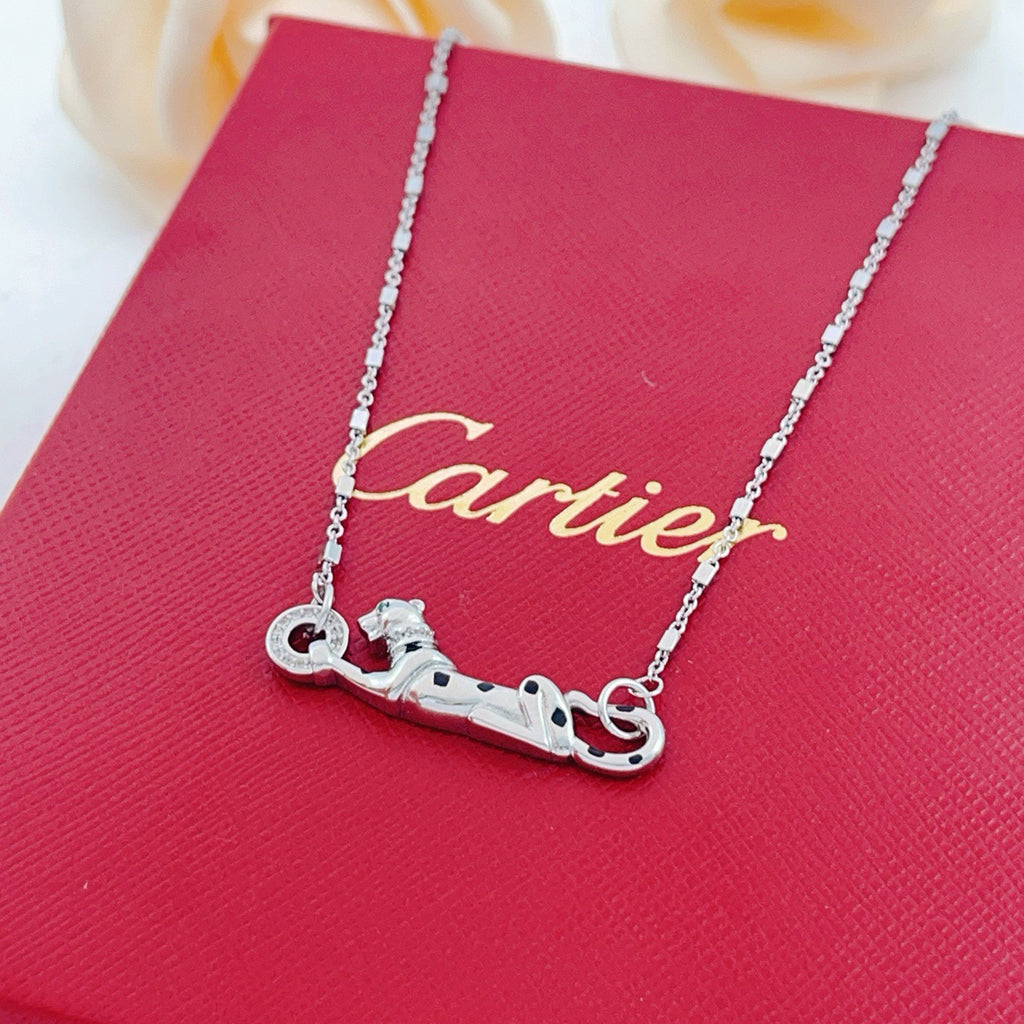[Love Lucky]PANTHERE FULL DIAMOND NECKLACE