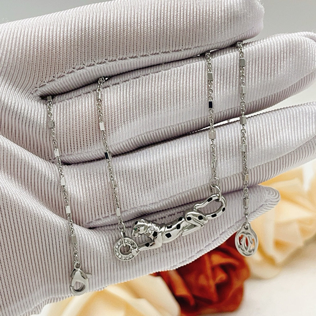 [Love Lucky]PANTHERE FULL DIAMOND NECKLACE