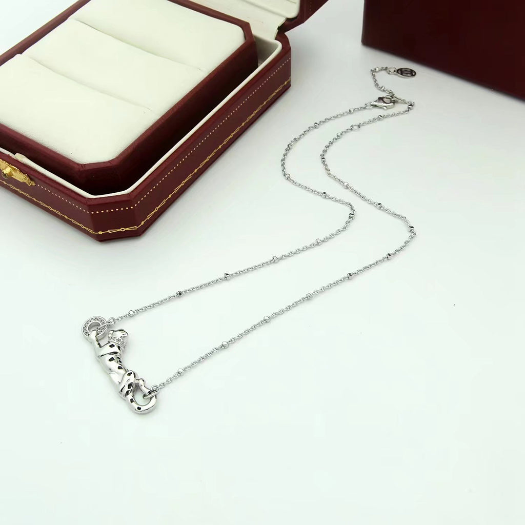 [Love Lucky]PANTHERE FULL DIAMOND NECKLACE