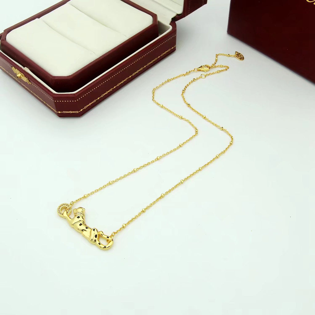 [Love Lucky]PANTHERE FULL DIAMOND NECKLACE