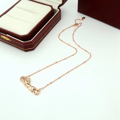 [Love Lucky]PANTHERE FULL DIAMOND NECKLACE