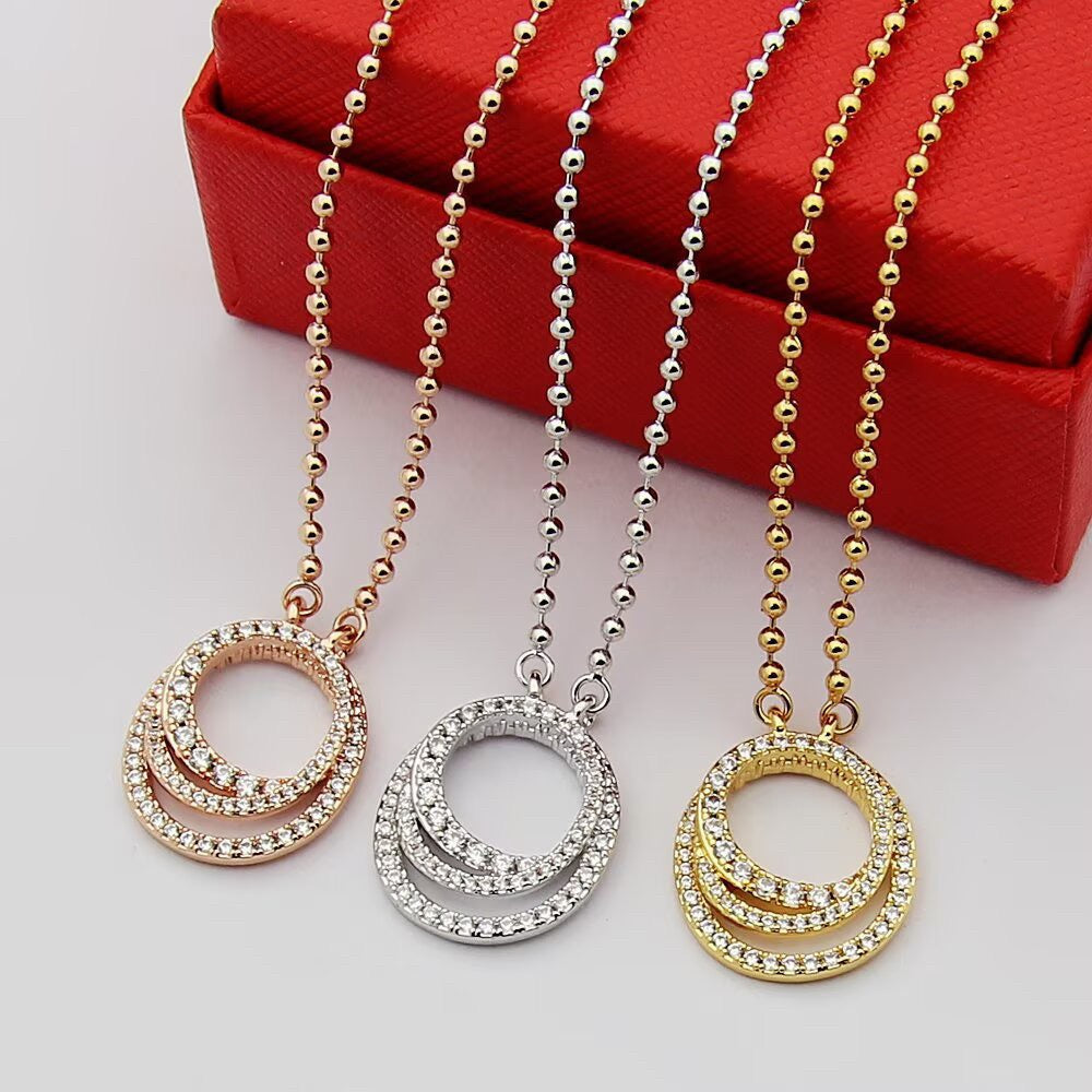 [Love Lucky]ETINCELLE  FULL DIAMOND NECKLACE