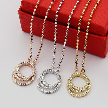 [Love Lucky]ETINCELLE  FULL DIAMOND NECKLACE