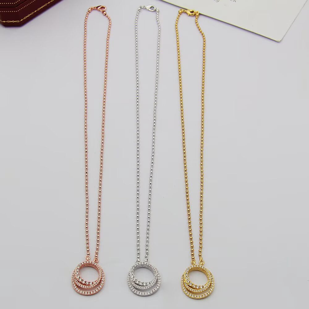 [Love Lucky]ETINCELLE  FULL DIAMOND NECKLACE