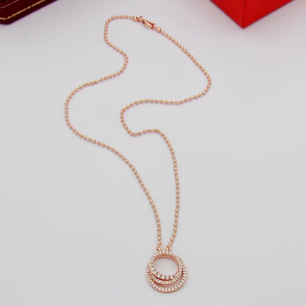 [Love Lucky]ETINCELLE  FULL DIAMOND NECKLACE