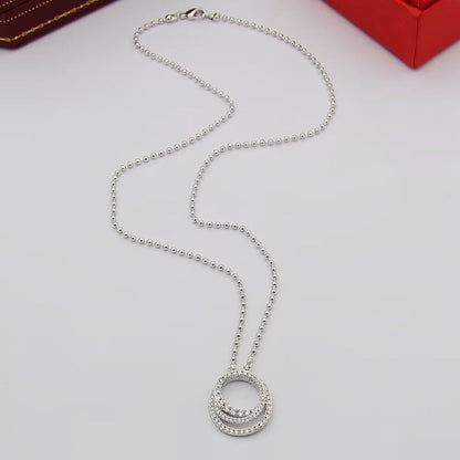 [Love Lucky]ETINCELLE  FULL DIAMOND NECKLACE
