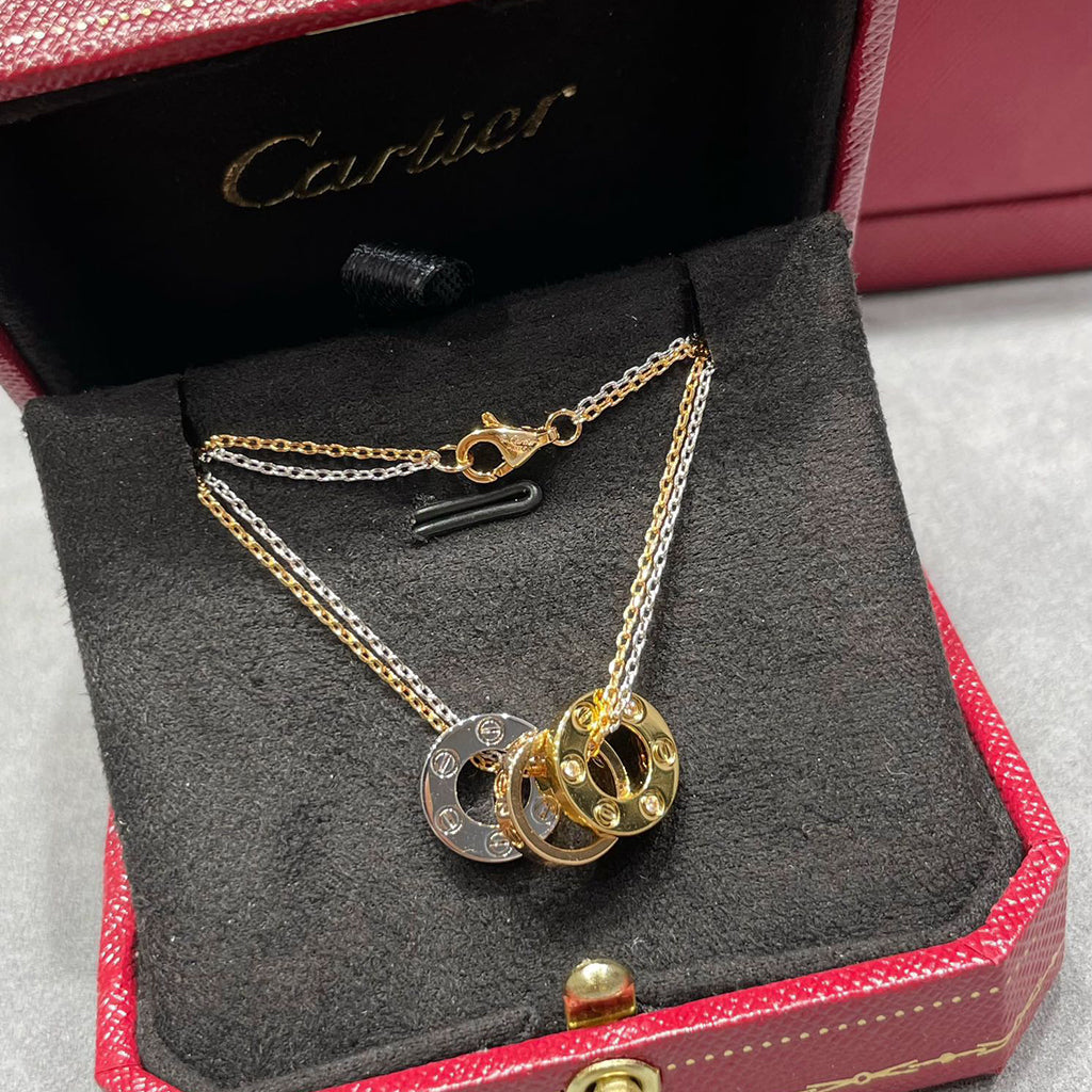 [Love Lucky]LOVE 6 DIAMOND PENDANT NECKLACE