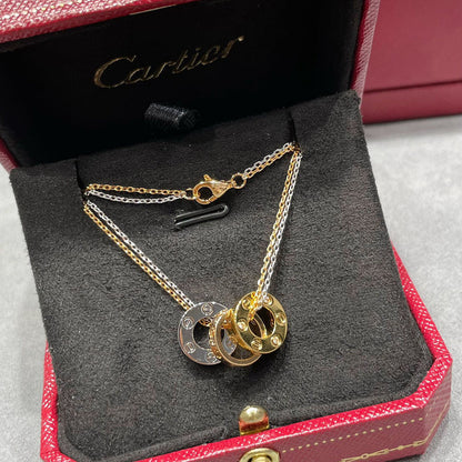 [Love Lucky]LOVE 6 DIAMOND PENDANT NECKLACE
