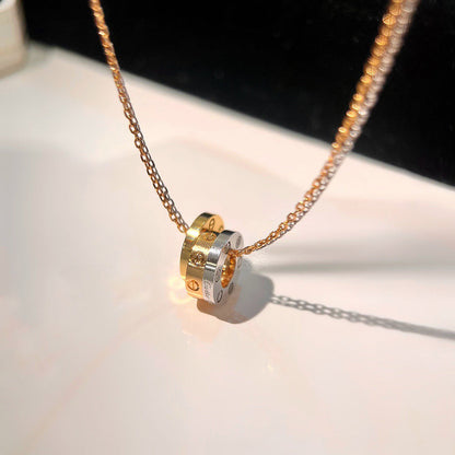 [Love Lucky]LOVE 6 DIAMOND PENDANT NECKLACE