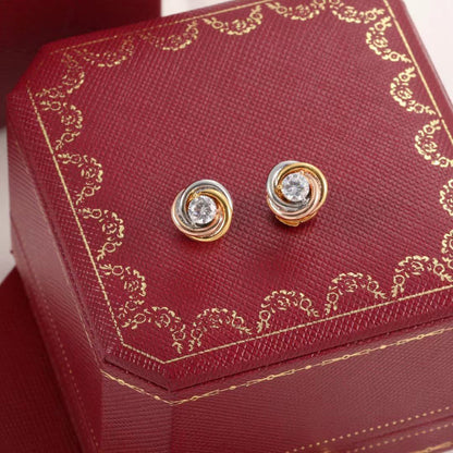 [Love Lucky]TRINITY STUD DIAMOND EARRINGS
