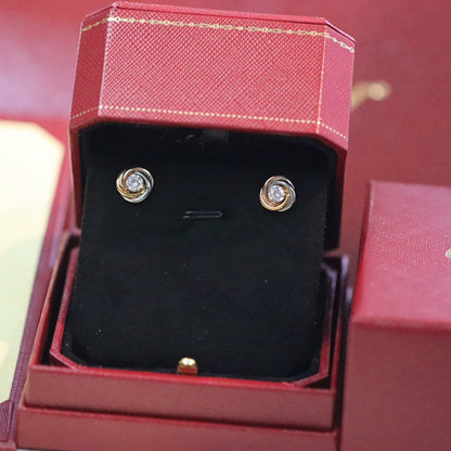 [Love Lucky]TRINITY STUD DIAMOND EARRINGS