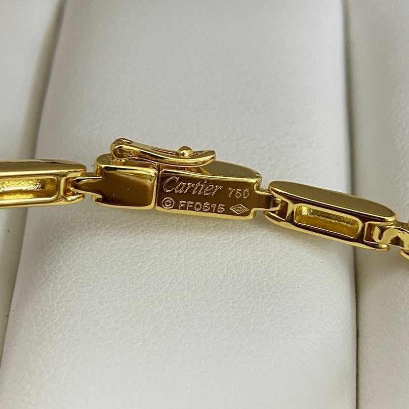 [Love Lucky]PANTHERE HALF DIAMOND ON CHAIN BRACELET