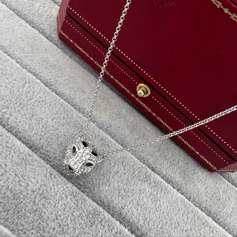 [Love Lucky]PANTHERE FULL DIAMOND NECKLACE