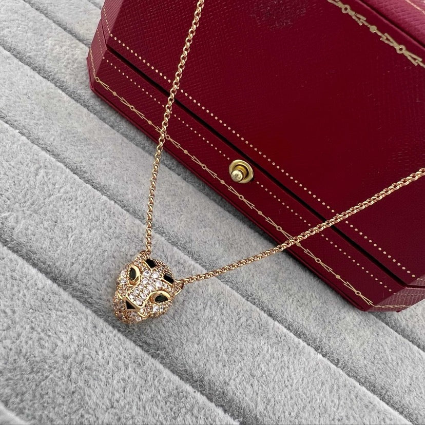 [Love Lucky]PANTHERE FULL DIAMOND NECKLACE