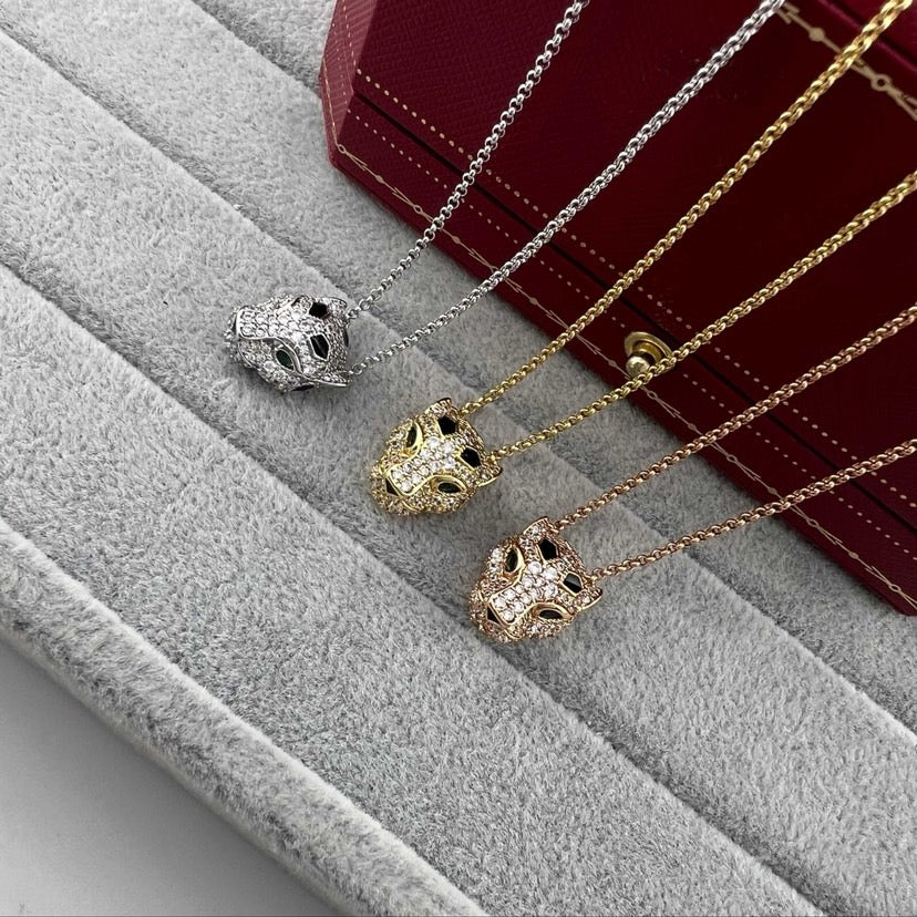 [Love Lucky]PANTHERE FULL DIAMOND NECKLACE