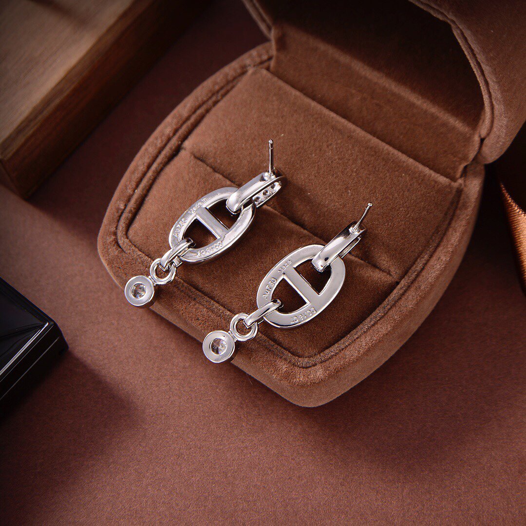 [Love Lucky]HM CHAINE DIAMOND EARRINGS