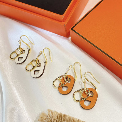 [Love Lucky]HM O'MAILLON GOLD EARRINGS