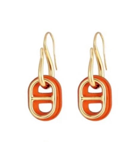 [Love Lucky]HM O'MAILLON GOLD EARRINGS