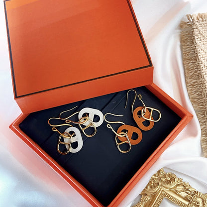[Love Lucky]HM O'MAILLON GOLD EARRINGS