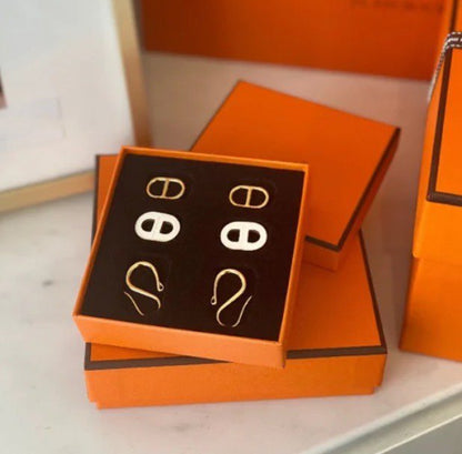 [Love Lucky]HM O'MAILLON GOLD EARRINGS