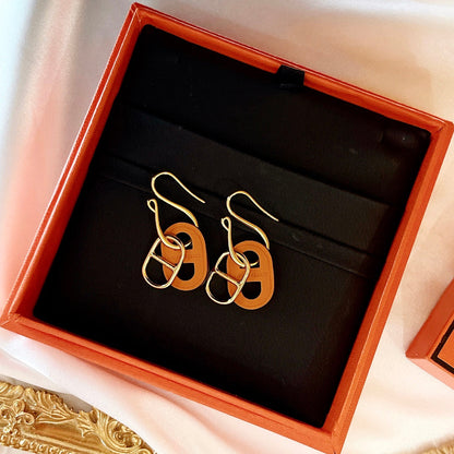 [Love Lucky]HM O'MAILLON GOLD EARRINGS