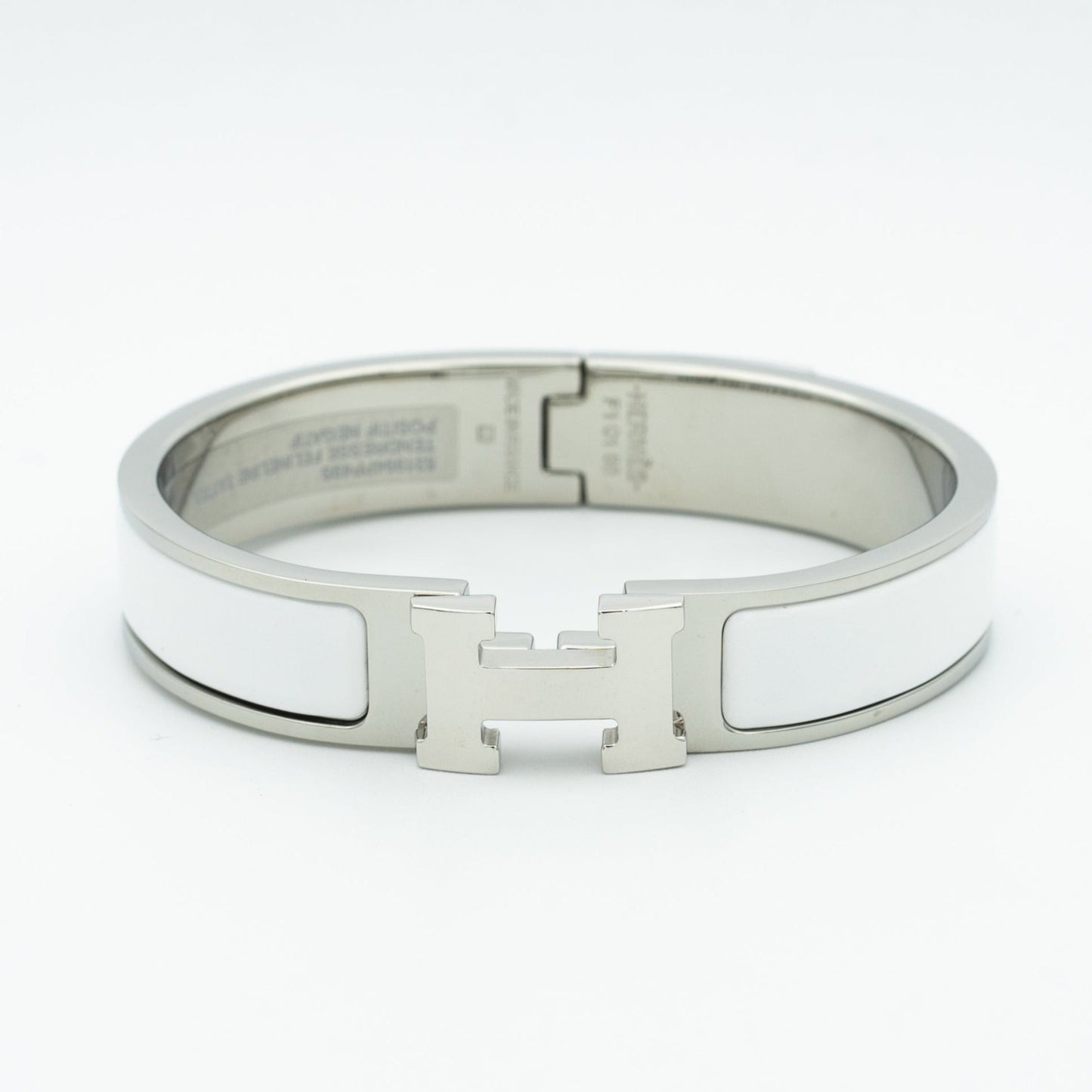 [Love Lucky]H WHITE BRACELET