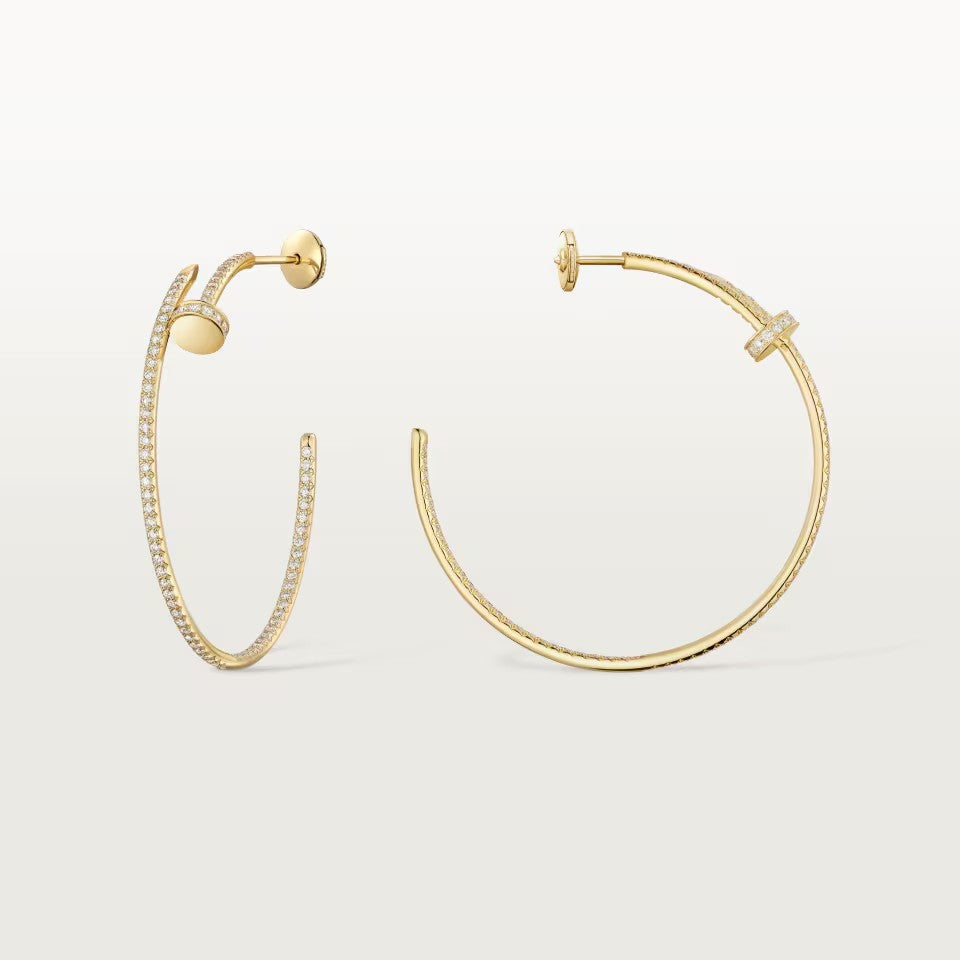 [Love Lucky]JUSTE FULL DIAMOND LARGE EARRINGS