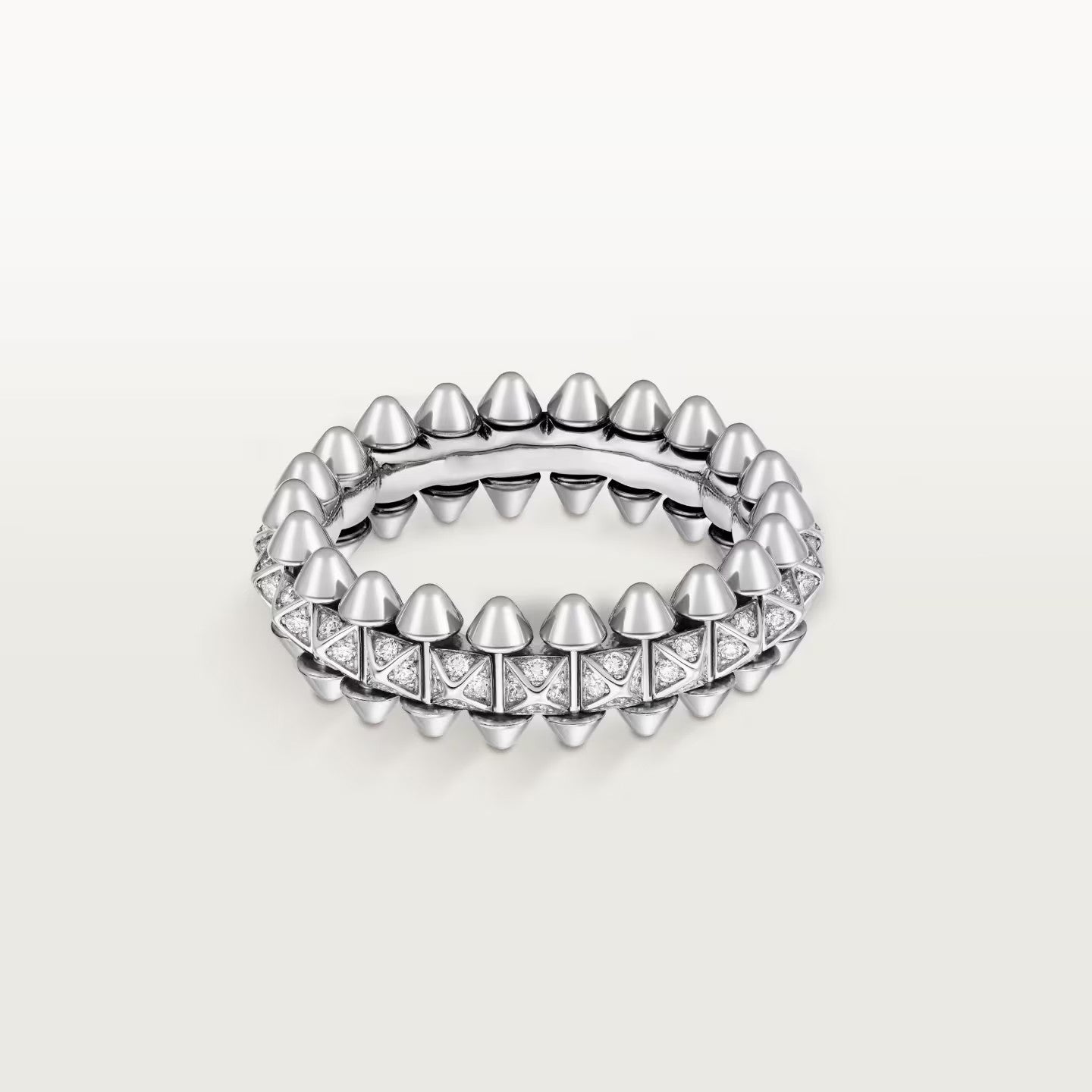 [Love Lucky]CLASH 6.4MM SMALL FULL DIAMOND RING