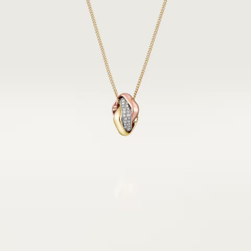 [Love Lucky]TRINITY CUSHION NECKLACE COLLECTION