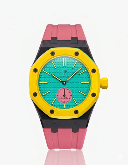 Bracelet et boîtier en silicone Royal Pop Otg Roz (personnalisation des couleurs)