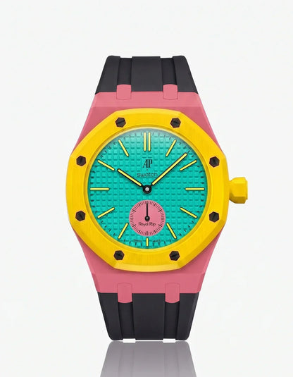 Bracelet et boîtier en silicone Royal Pop Otg Roz (personnalisation des couleurs)