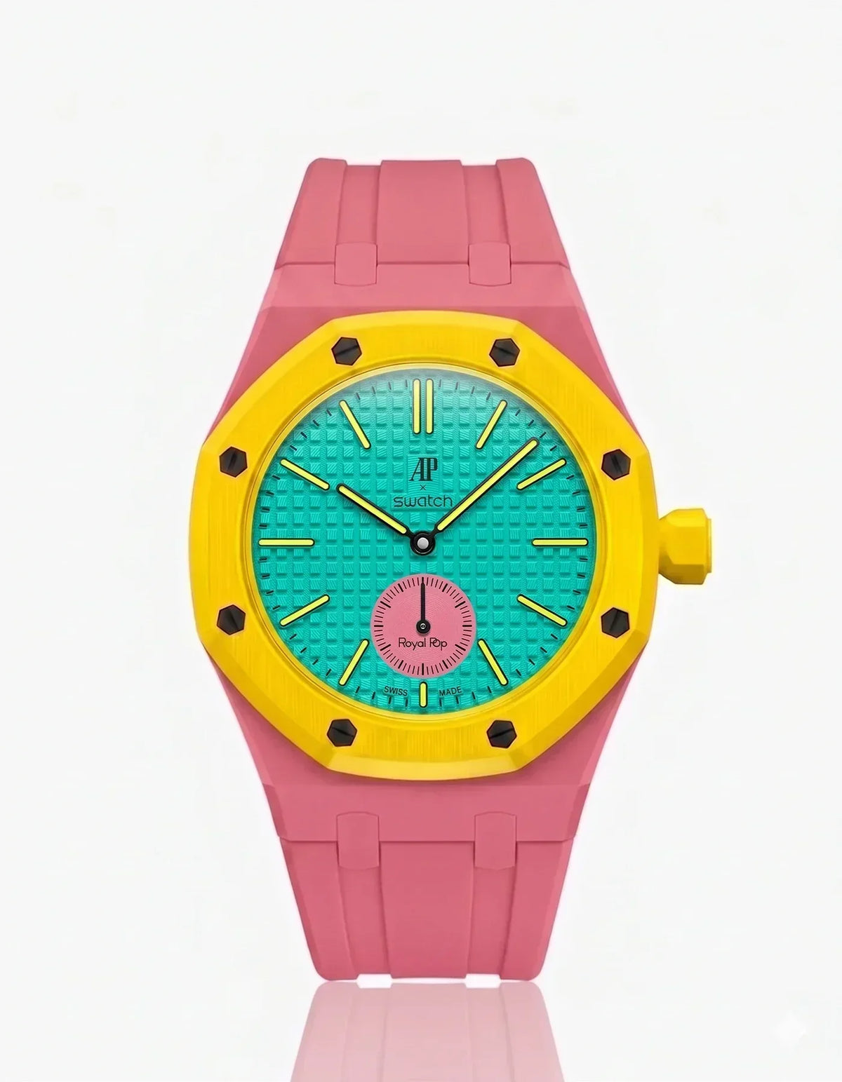 Bracelet et boîtier en silicone Royal Pop Otg Roz (personnalisation des couleurs)