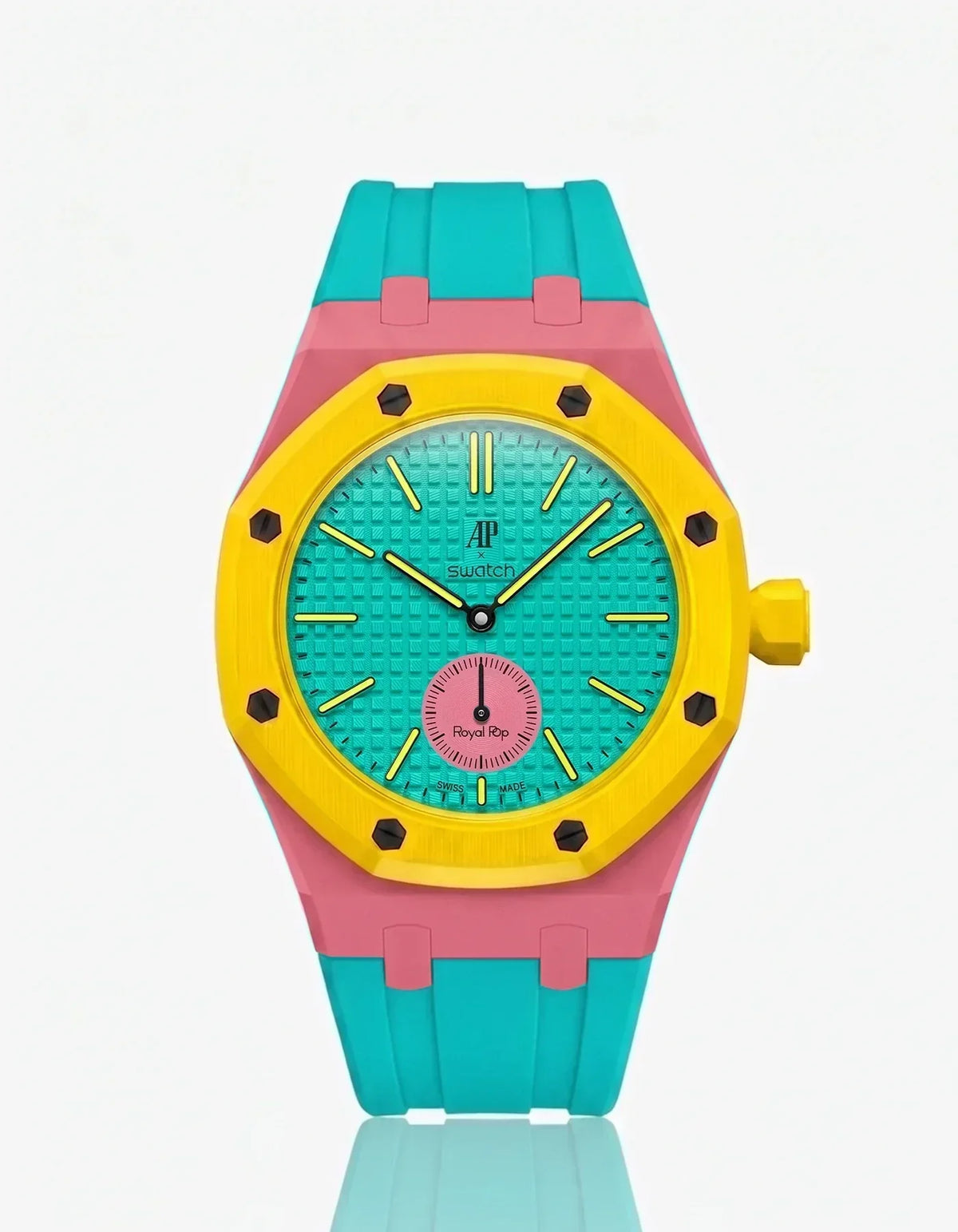 Bracelet et boîtier en silicone Royal Pop Otg Roz (personnalisation des couleurs)