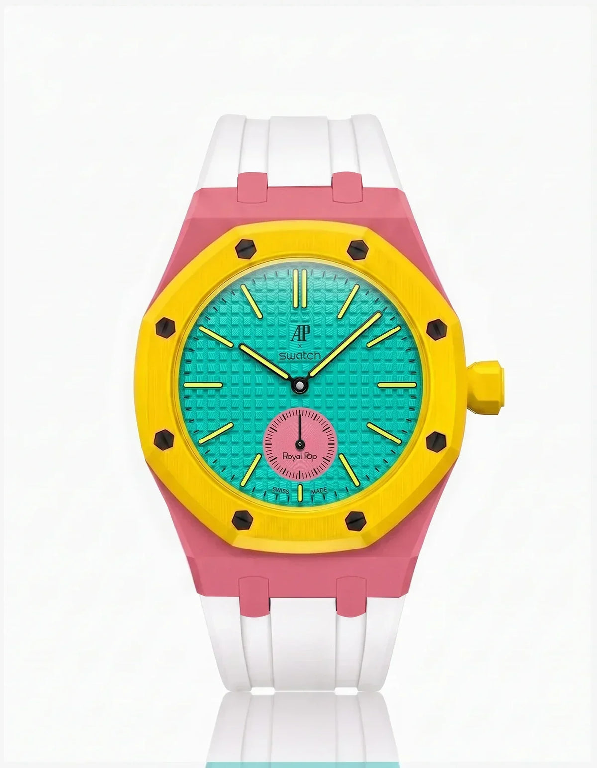 Bracelet et boîtier en silicone Royal Pop Otg Roz (personnalisation des couleurs)