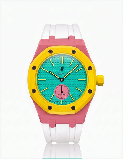 Bracelet et boîtier en silicone Royal Pop Otg Roz (personnalisation des couleurs)