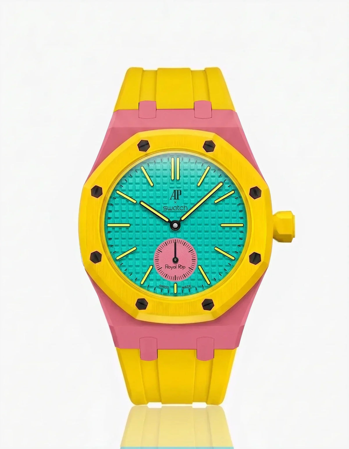 Bracelet et boîtier en silicone Royal Pop Otg Roz (personnalisation des couleurs)