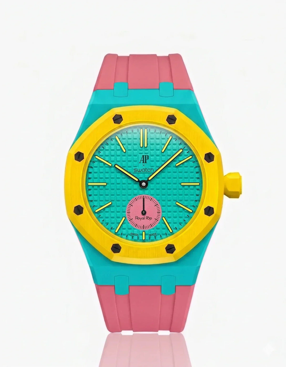 Bracelet et boîtier en silicone Royal Pop Otg Roz (personnalisation des couleurs)