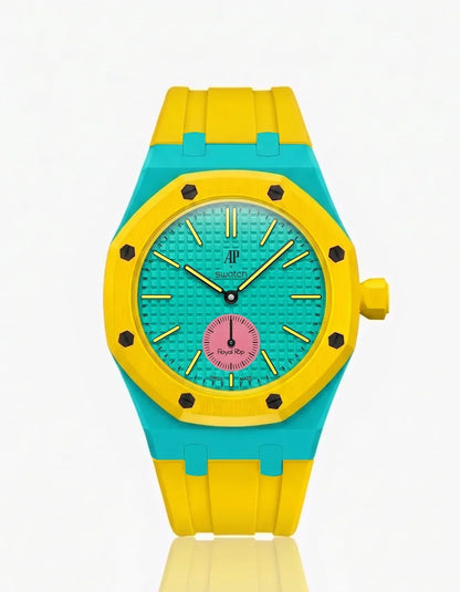 Bracelet et boîtier en silicone Royal Pop Otg Roz (personnalisation des couleurs)