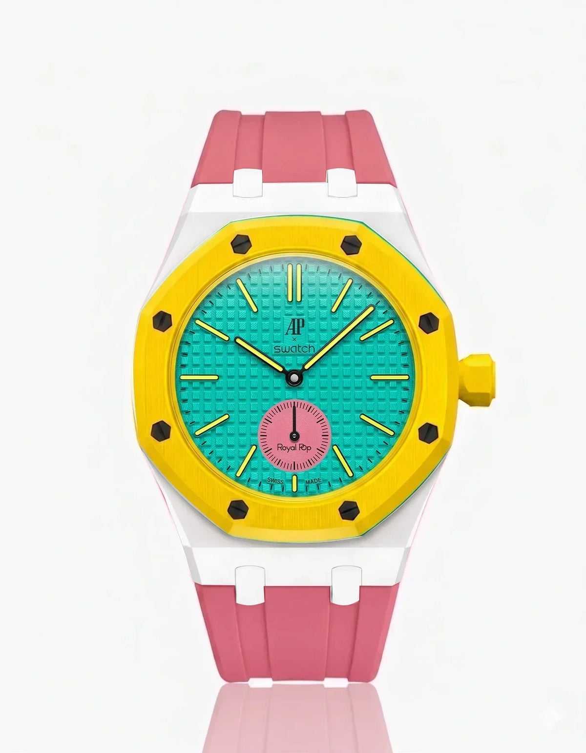 Bracelet et boîtier en silicone Royal Pop Otg Roz (personnalisation des couleurs)