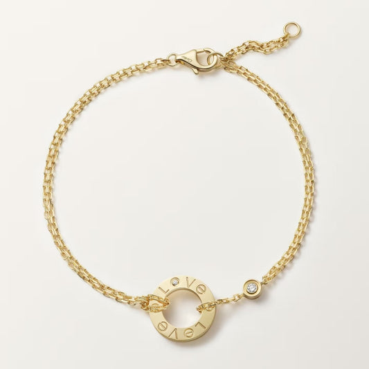 [Love Lucky]LOVE BRACELET 2 DIAMOND