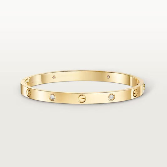 [Love Lucky]LOVE BRACELET 4.8MM 4 DIAMONDS