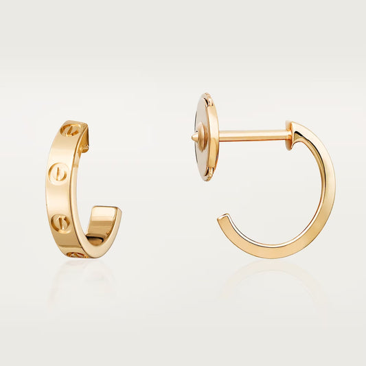 [Love Lucky]LOVE EARRINGS 2.65 MM NO DIAMOND SMALL