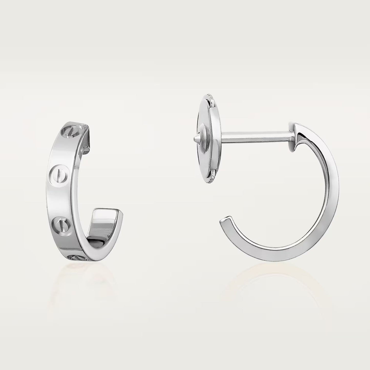 [Love Lucky]LOVE EARRINGS 2.65 MM NO DIAMOND SMALL