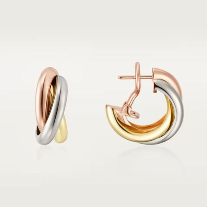 [Love Lucky]TRINITY ON DIAMOND CLASSIC EARRINGS
